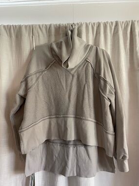 FP Movement by Free People Light Gray Knit Turtleneck